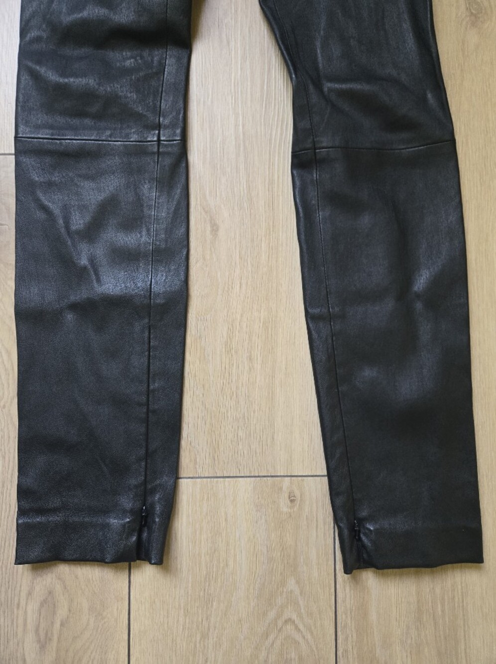 NWOT THEORY Skinny Lamb Leather Pants Size 2 - Picture 6 of 12